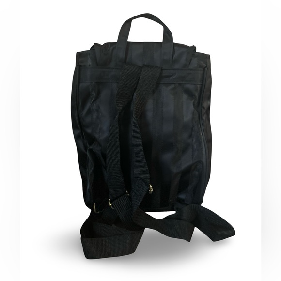 NWOT Valentino Ghiberty Back Pack Luxury Designer Limited Edition Black Striped - Picture 4 of 8